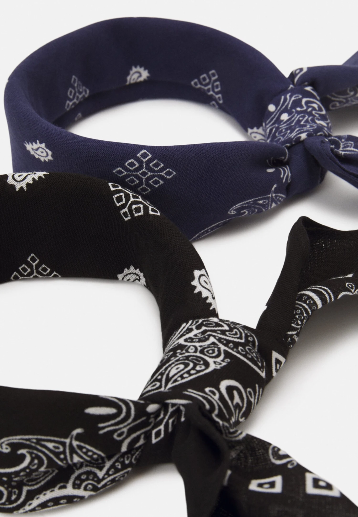 Pier One Unisex - Halsdoek - Black/Blue/Red 4 Pier One Unisex - Halsdoek - Black/Blue/Red - Afbeelding 2